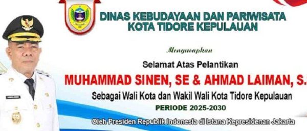Bupati dan Wakil Bupati Tidore Periode 2025-2030